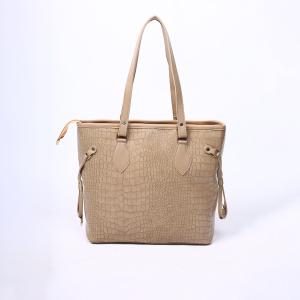 Crocodile Textured Tote Bag