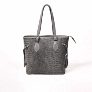 Crocodile Textured Tote Bag