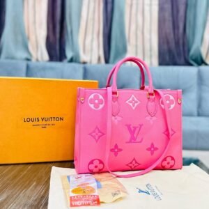 Louis Vuitton Bicolour Monogram Empreinte Leather Tote Bag