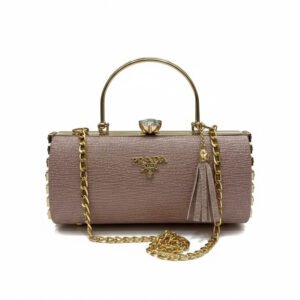 Prada – Metallic Clutch