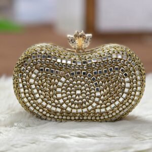 HandMade Kundan Clutch – Design 4